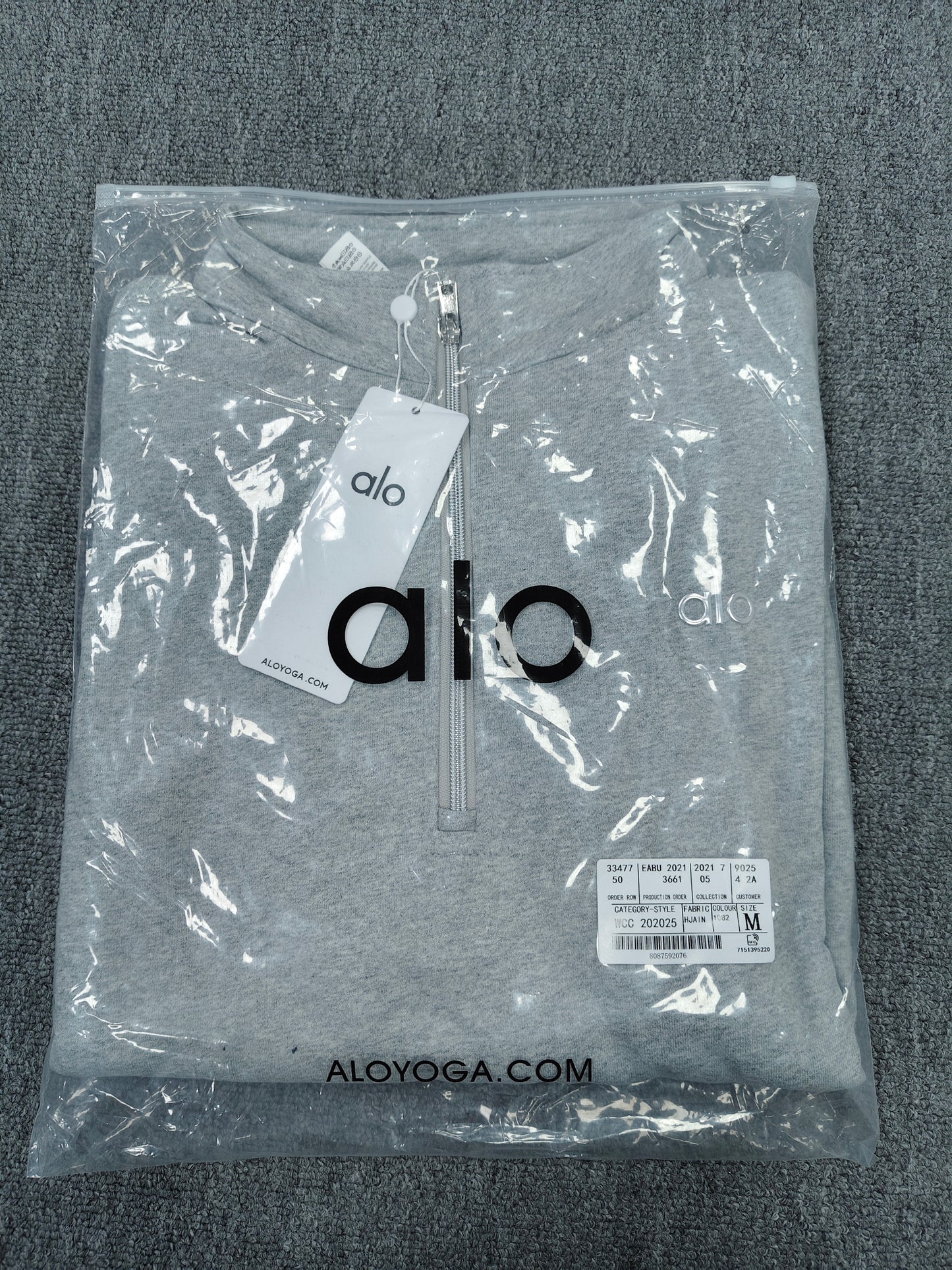 Alo quarter zip Gray