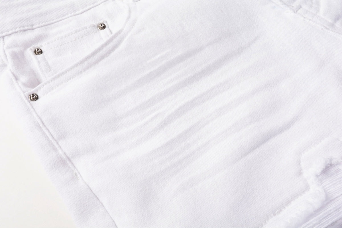 Amiri jeans all white