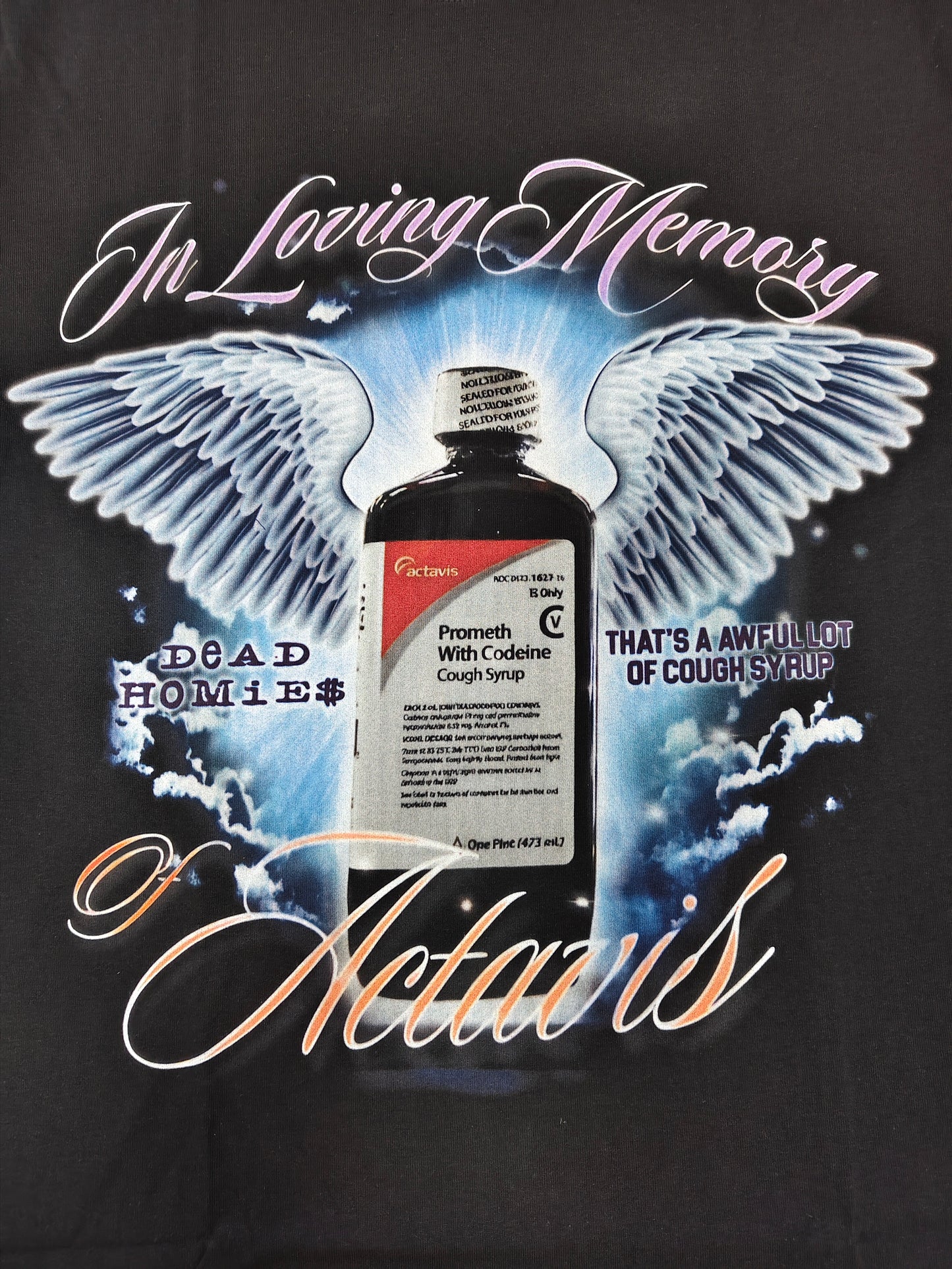 Awful Lot Of Cough Syrup dread homies tee