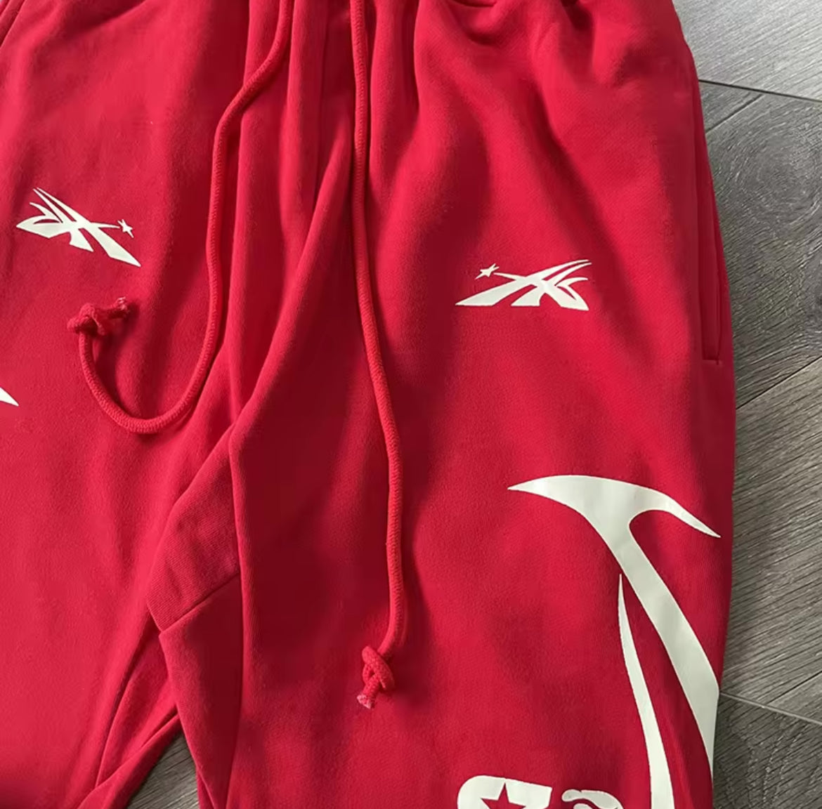Red hellstar sports hoodie/ sweatpants