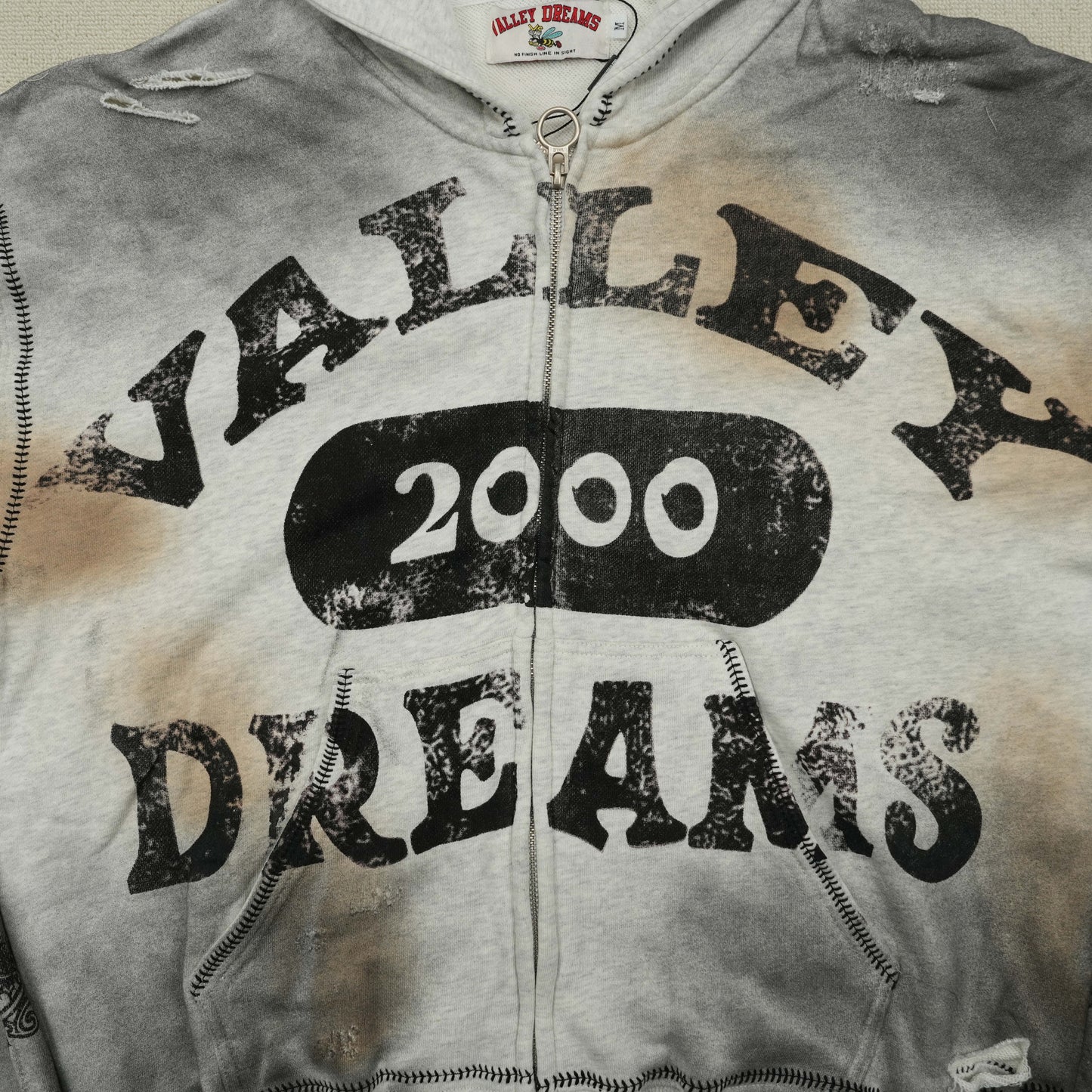 Vale Forever Spiral Zip Up Hoodie
