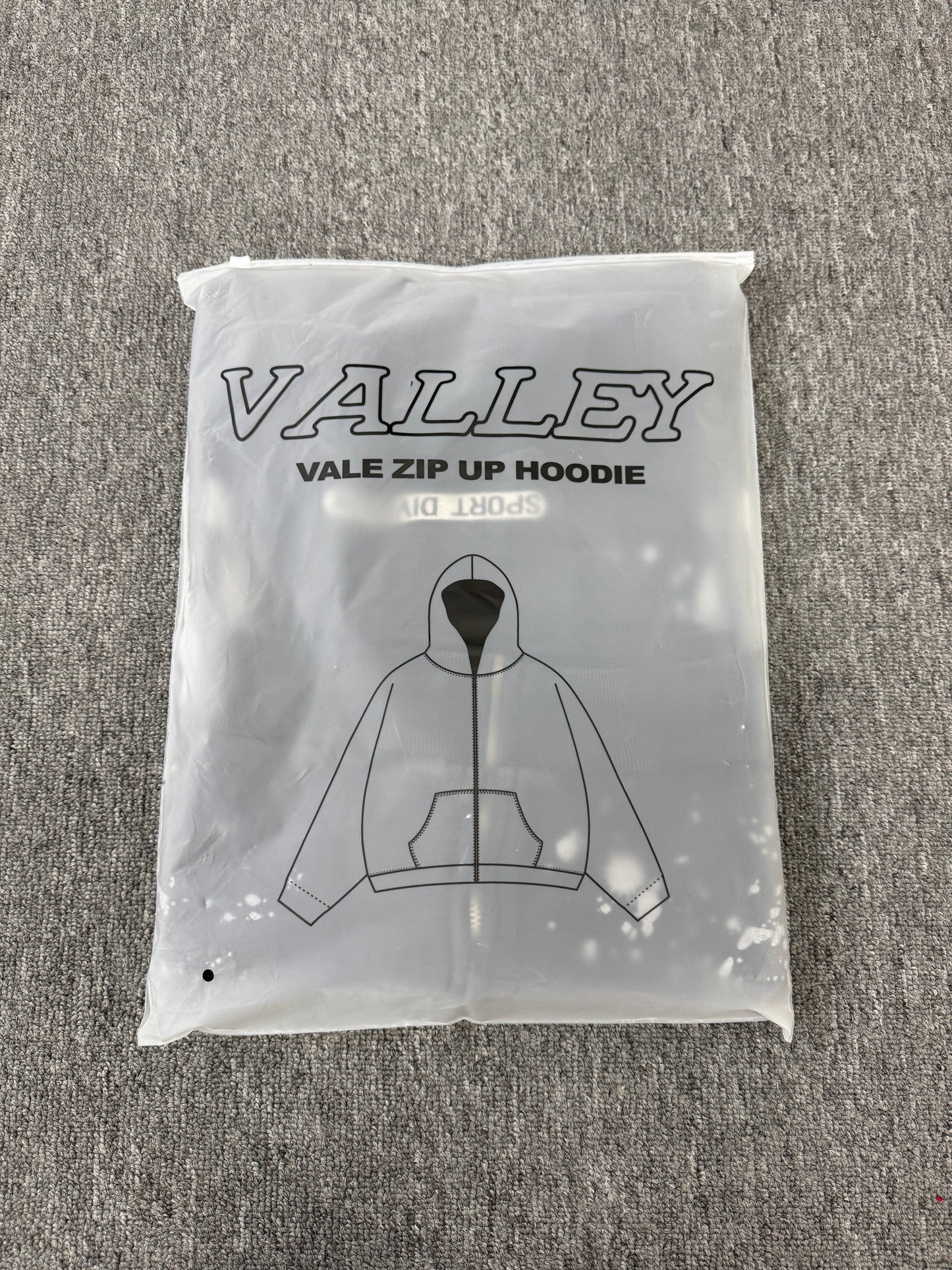 VALE FOREVER  Paint Zip Up Hoodie - Black