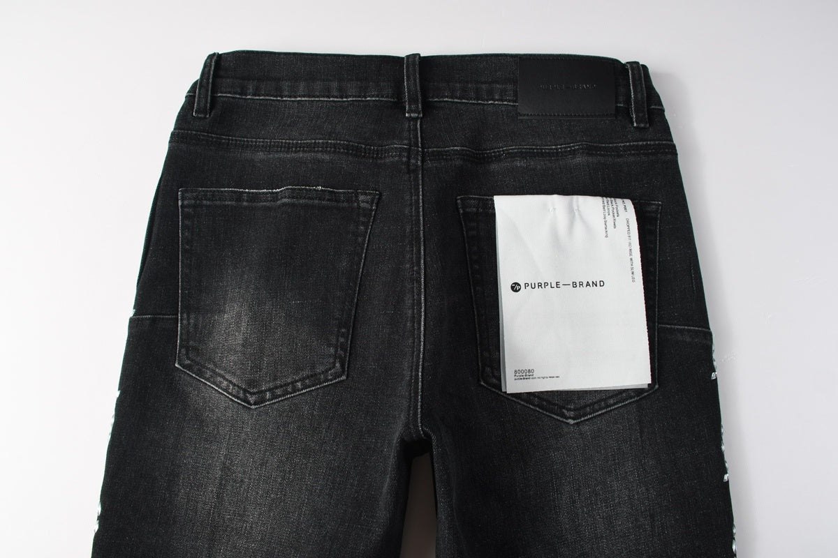 Purple brand Light Jean with stones