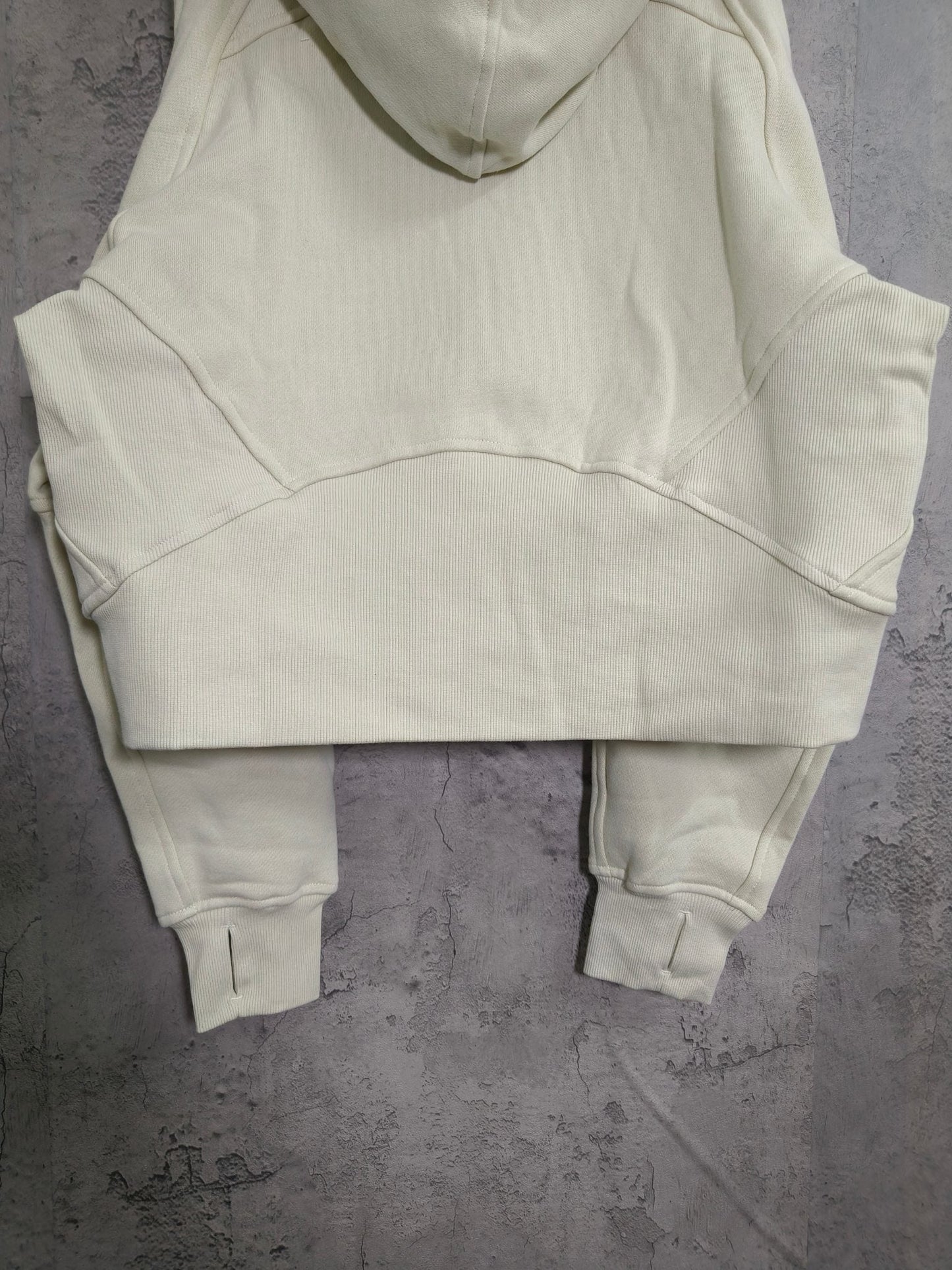 Lululemon cream scuba jacket