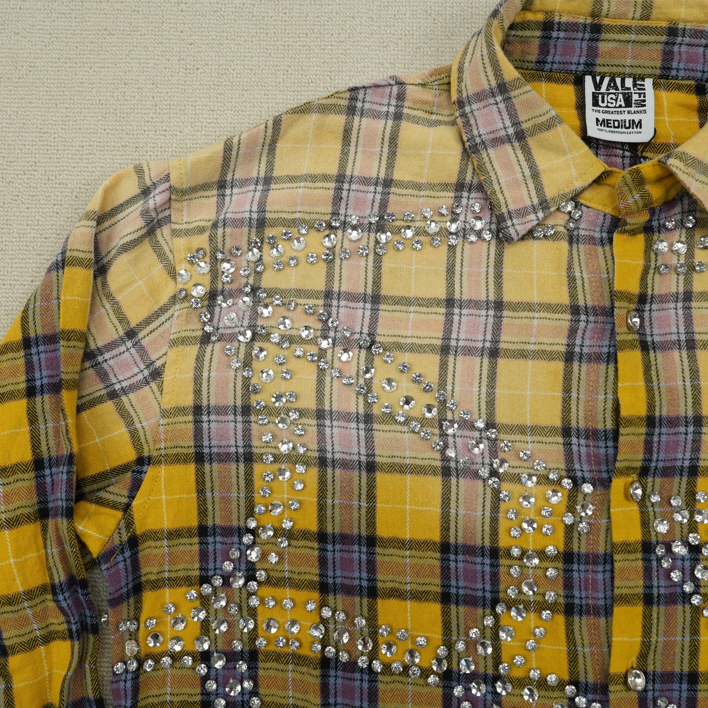 Vale Forever Lemonhead Flannel 'Yellow/Blue'