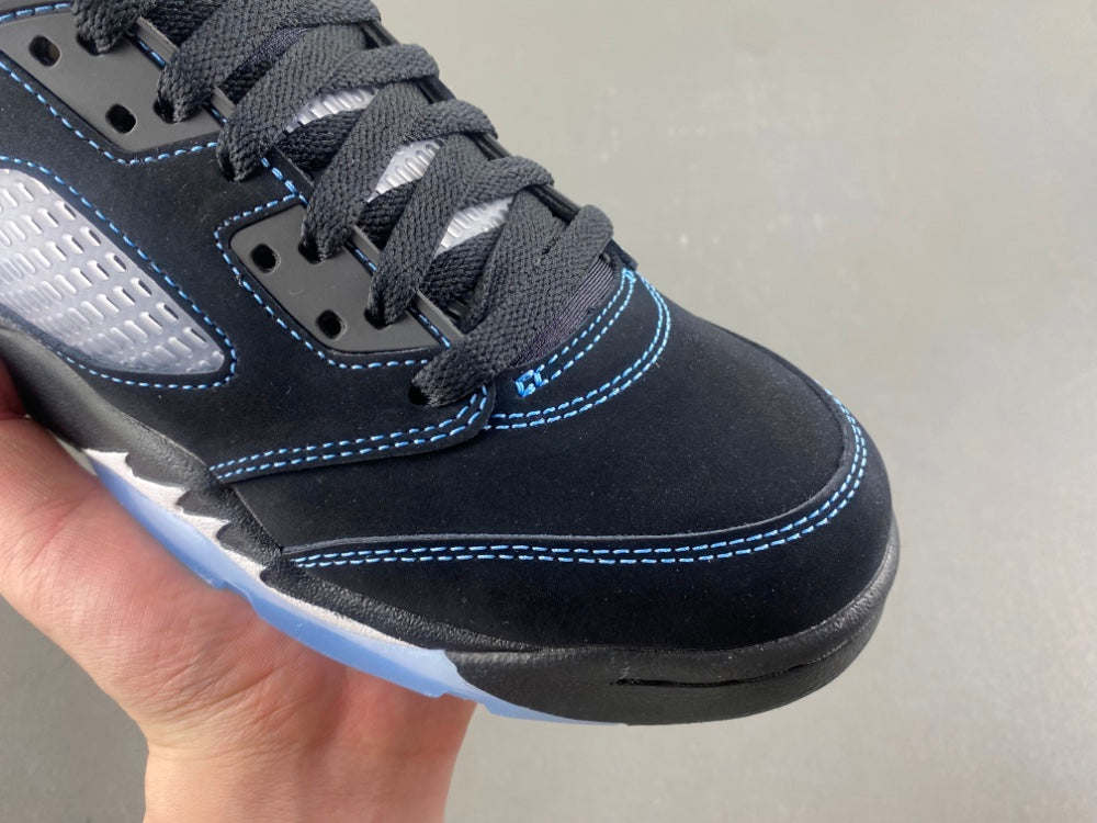 Jordan 5 black university blue