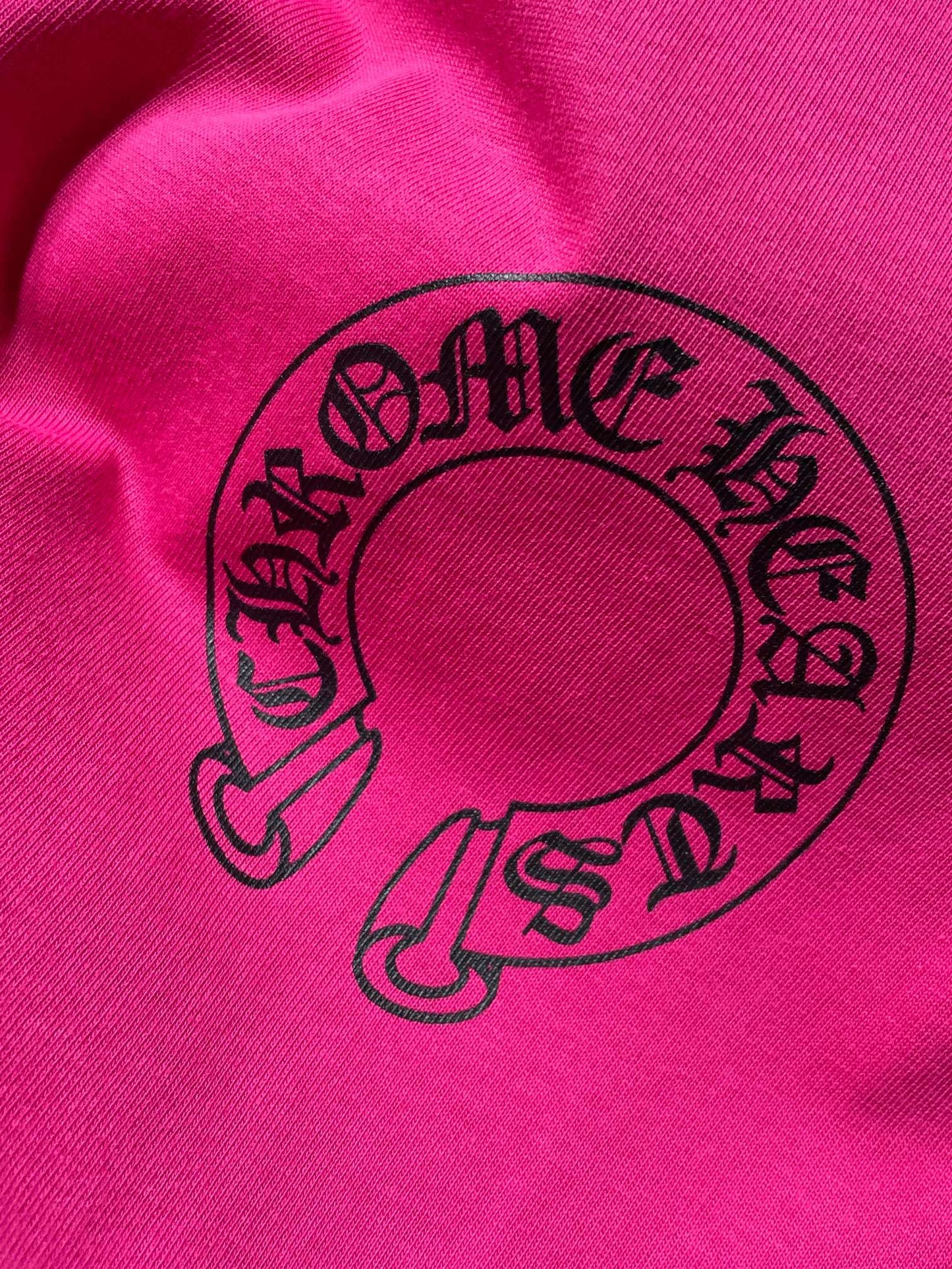 Pink and black chrome hearts longsleave