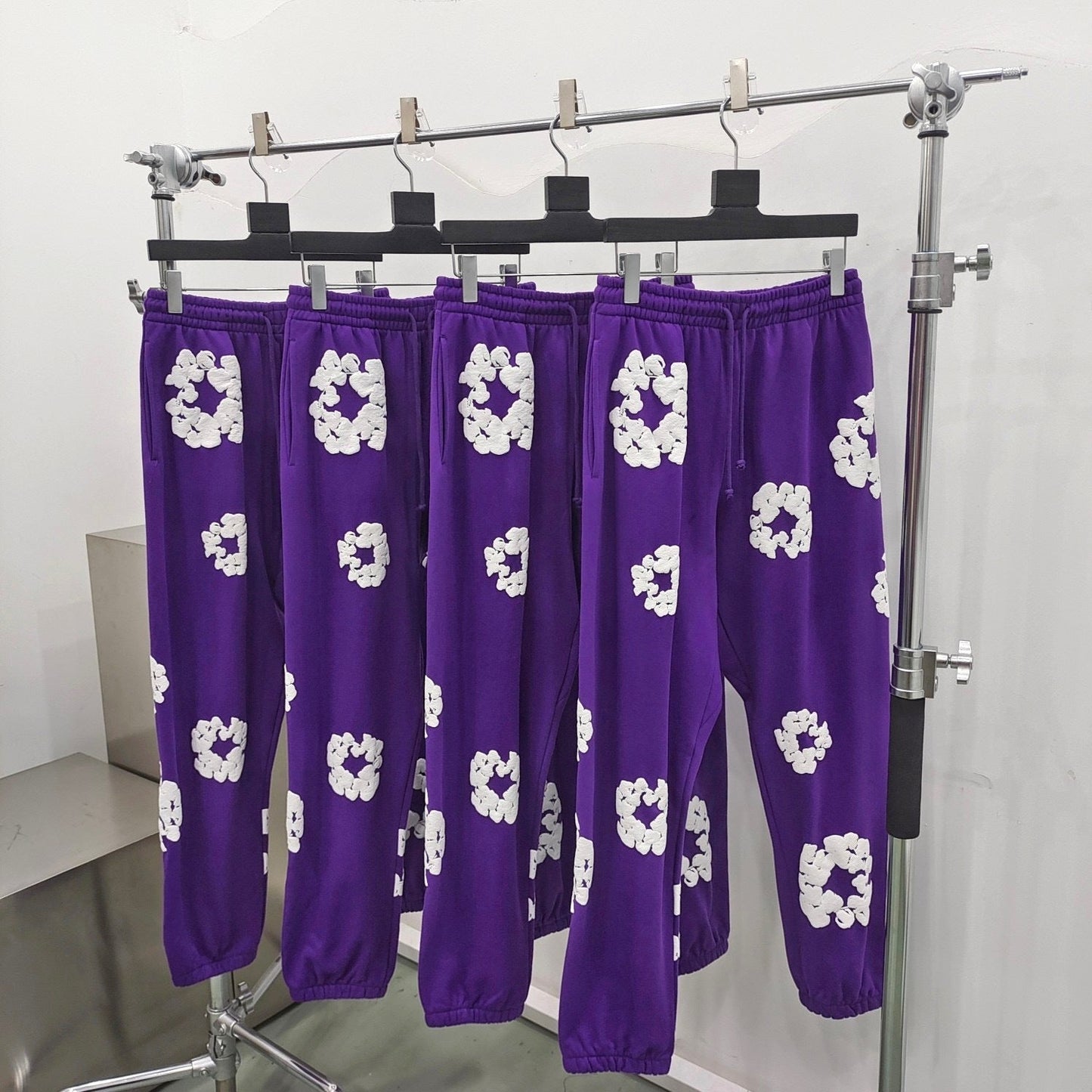 Purple  denim tears sweatpants
