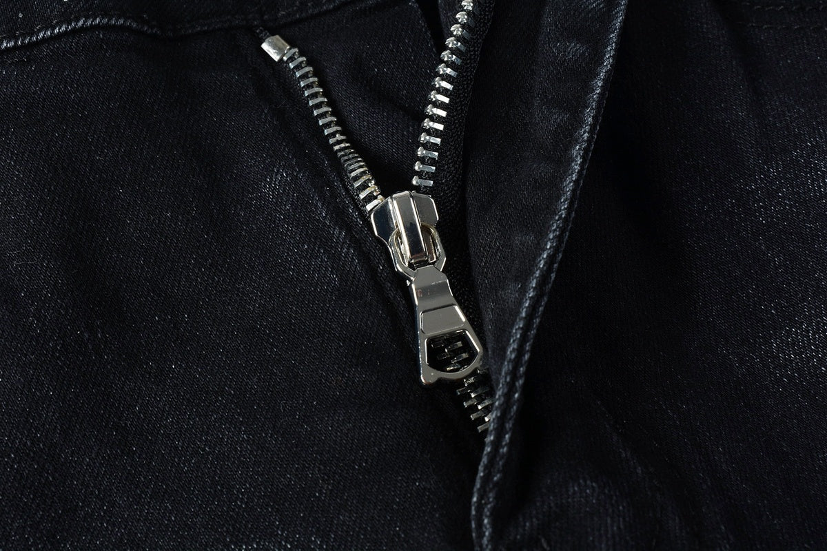 Amiri jeans black with red