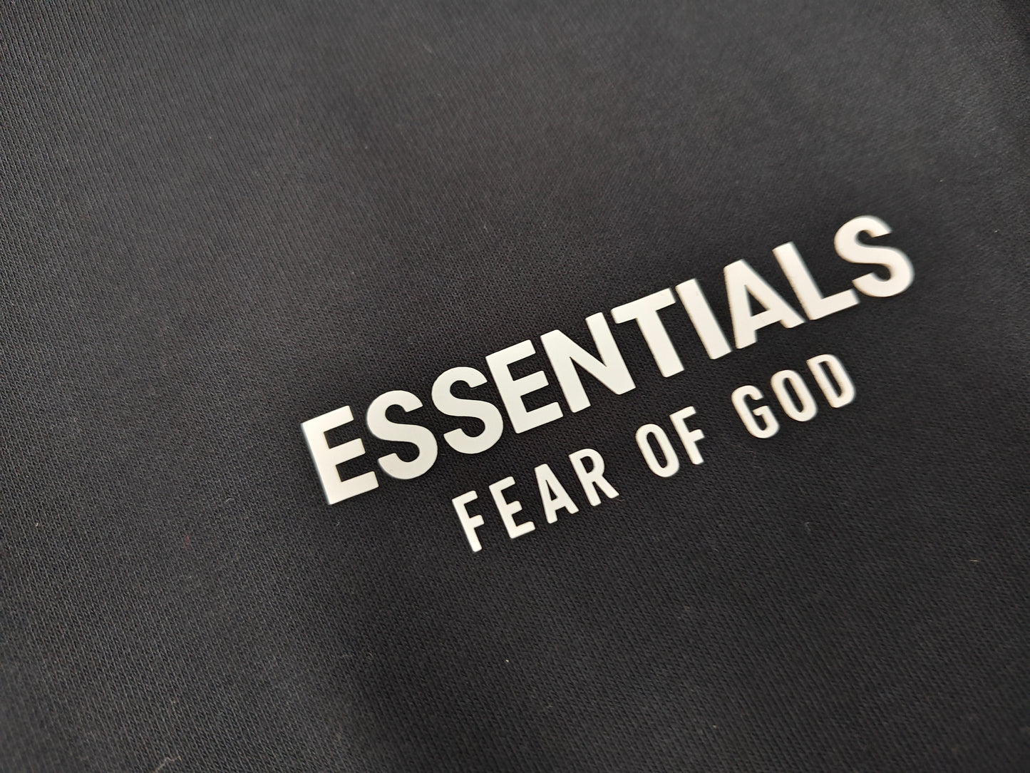 Fear of God Essentials Hoodie 'black