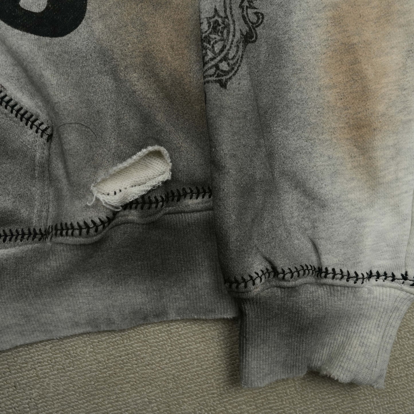 Vale Forever Spiral Zip Up Hoodie