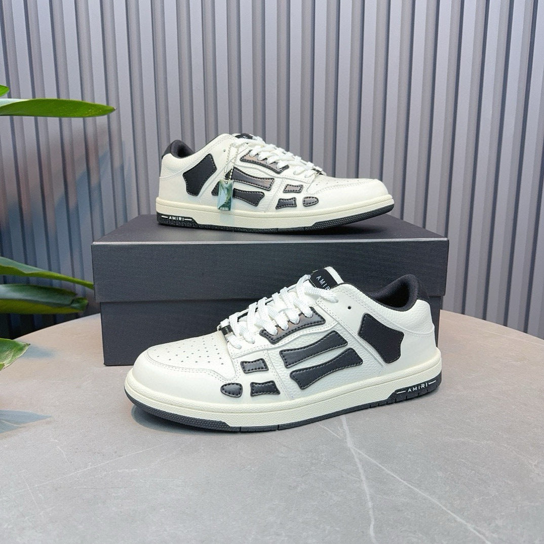 Amiri Skel Top Low 'White Black'