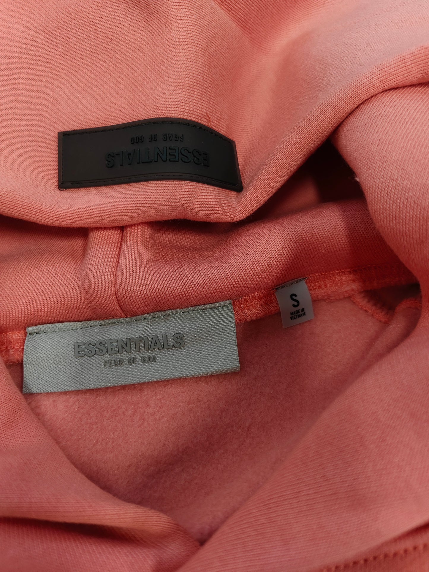 Fear of God Essentials Hoodie 'Coral'