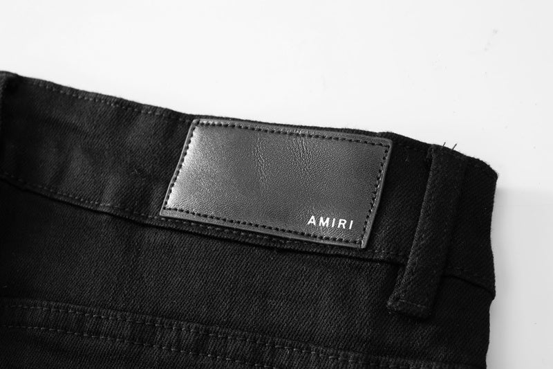 Amiri jeans black and dark blue