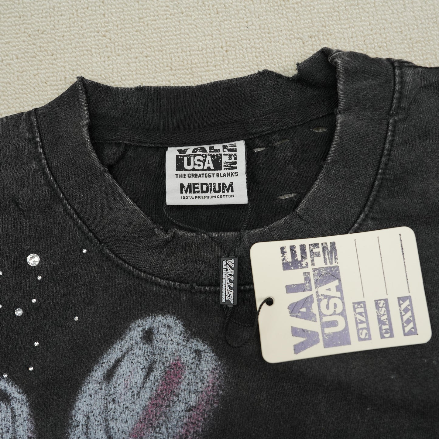 Vale Forever Fated Yours Bling Tee 'Black'