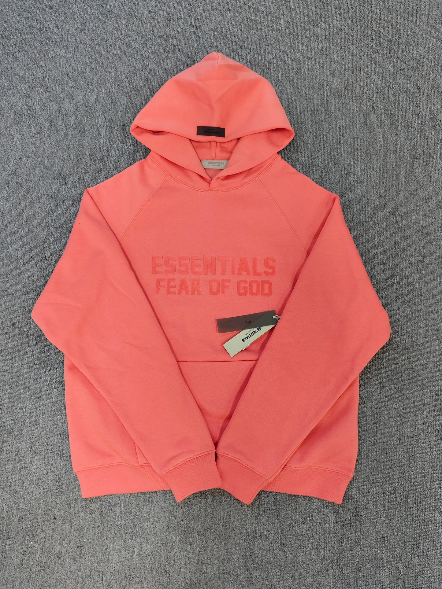 Fear of God Essentials Hoodie 'Coral'