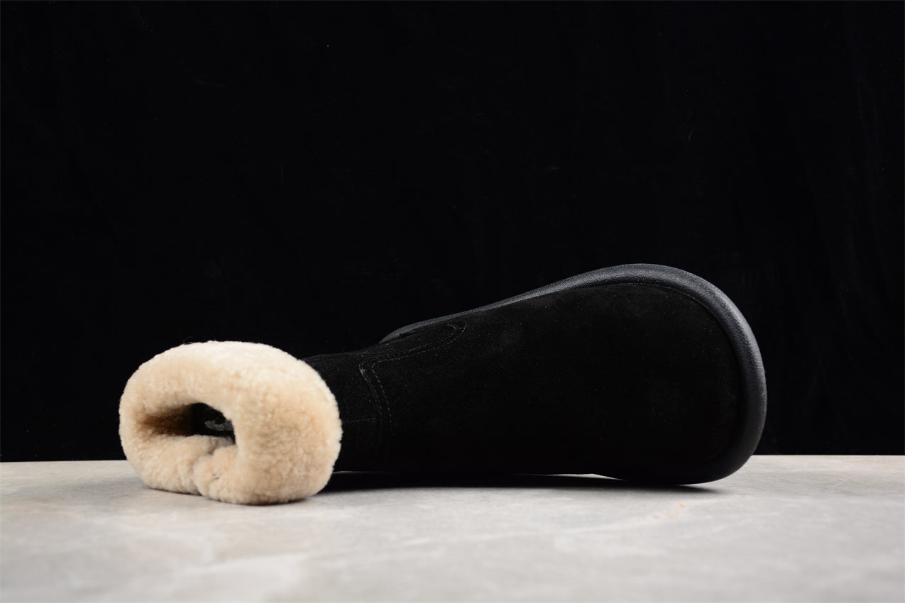 Amiri uggs Malibu suede boots black