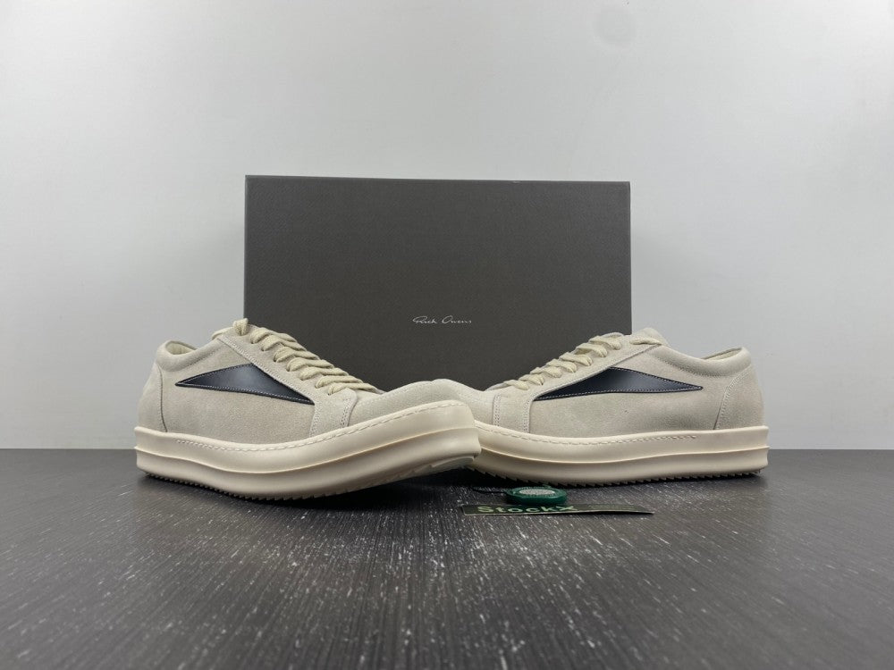 Rick Owens Luxor Vintage Low 'Milk Black'