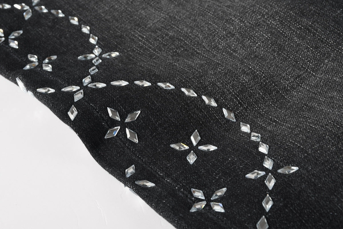 Purple brand Light Jean with stones