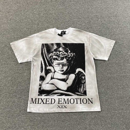 Mixed Emotions “XIX” tee (white)