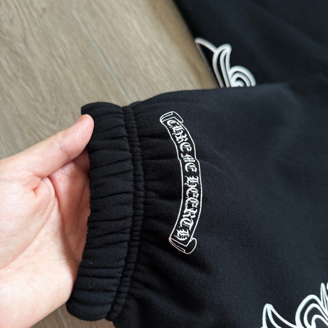 Black chrome hearts sweatpants