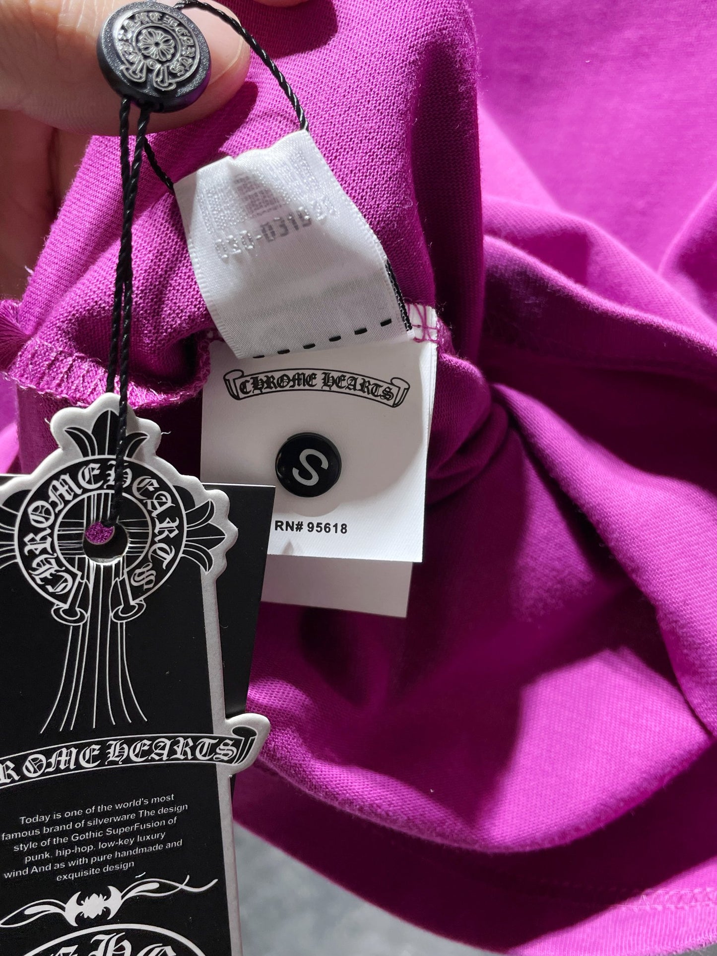 Pink chrome hearts longsleave