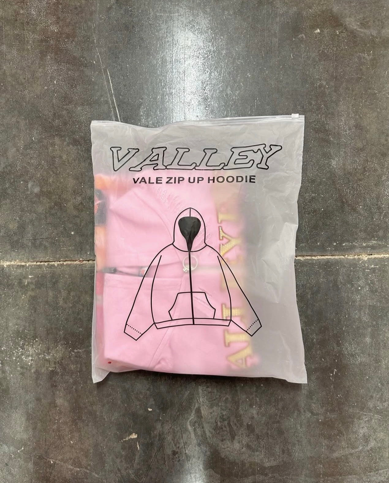 Vale Forever Dreams Zip Up Hoodie 'Pink'