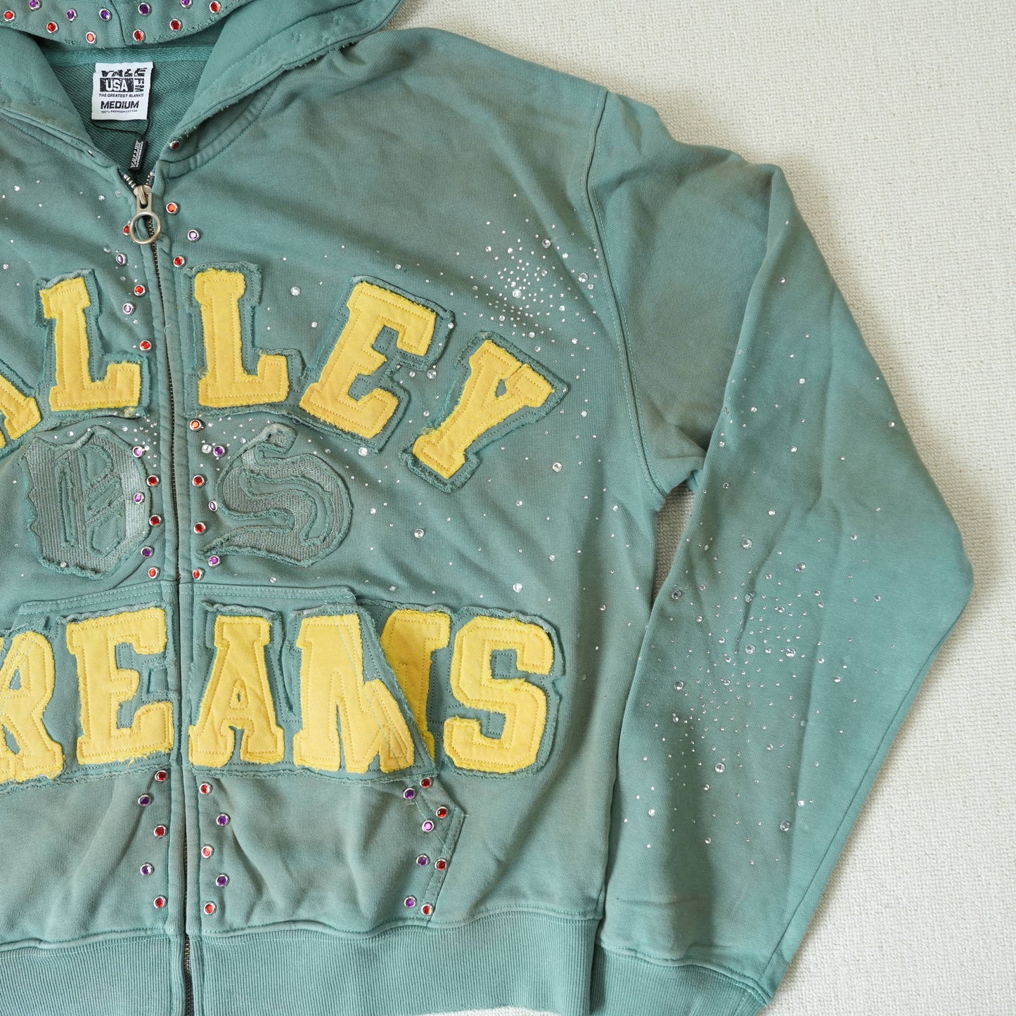 Vale Forever Bank Zip Up 'Dark Mint'