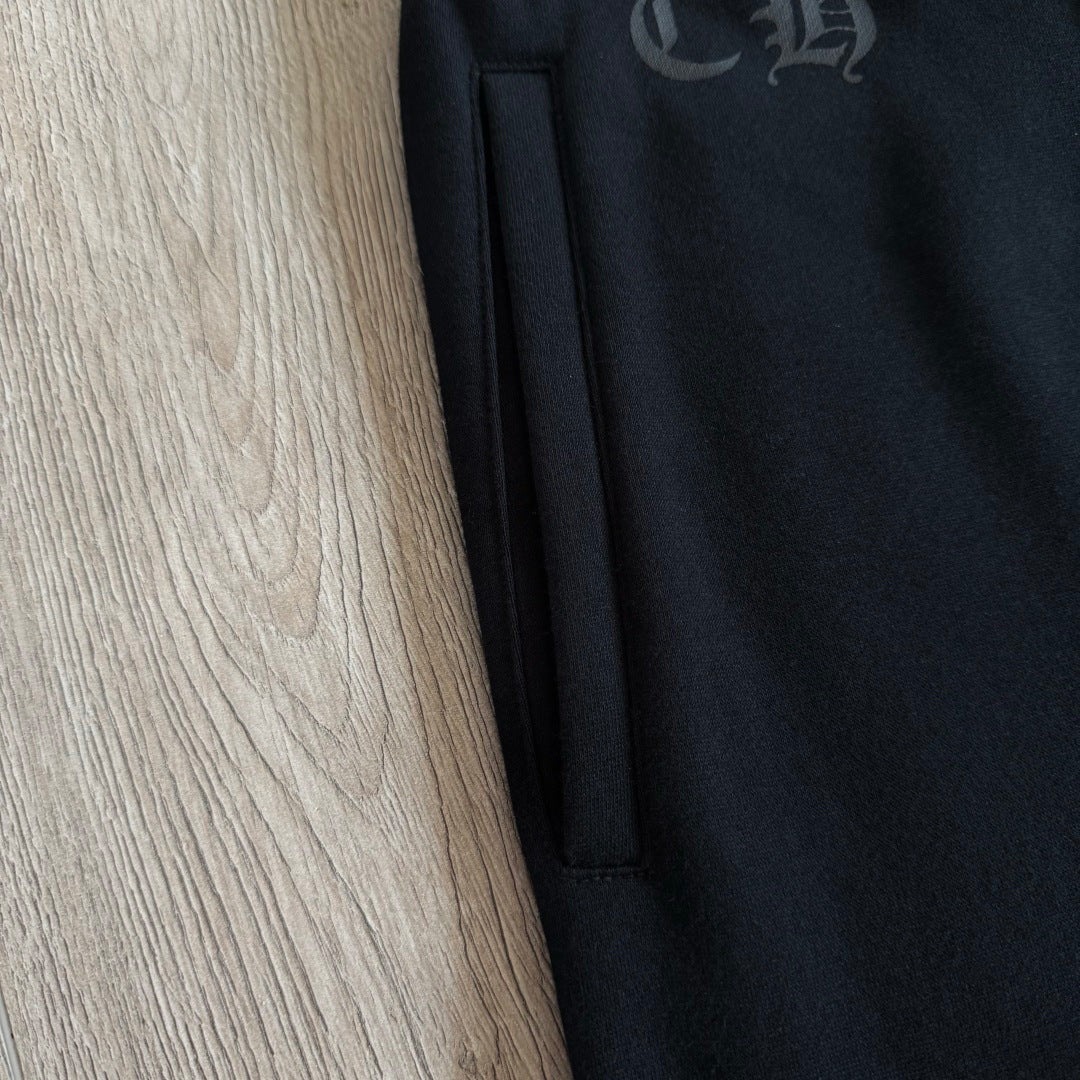 Black chrome hearts sweatpants