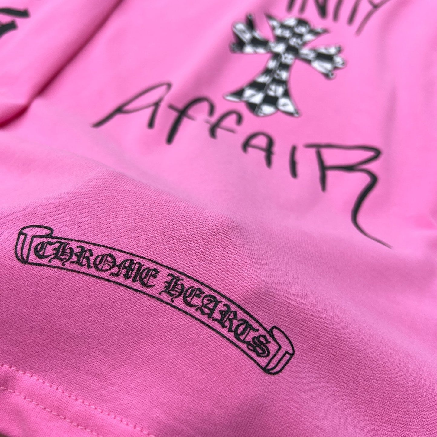 Pink chrome hearts longsleave
