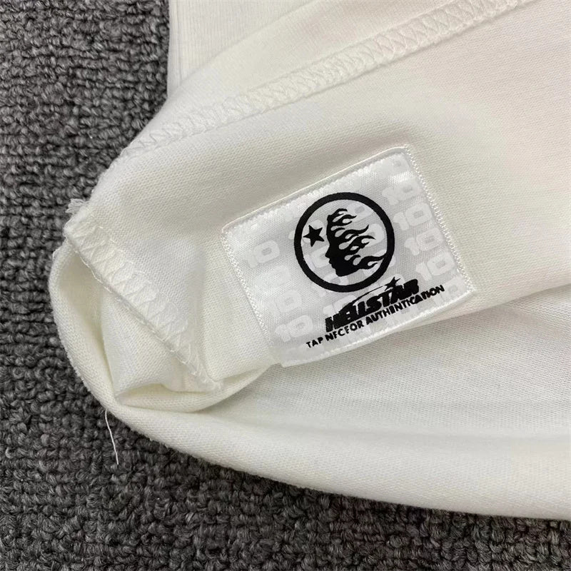 Hellstar Studios AirBrushed Bones White Longsleeve