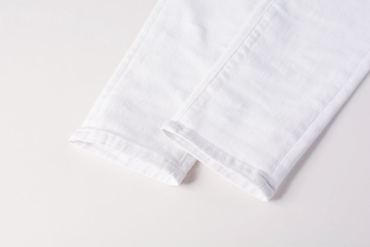 Amiri jeans all white