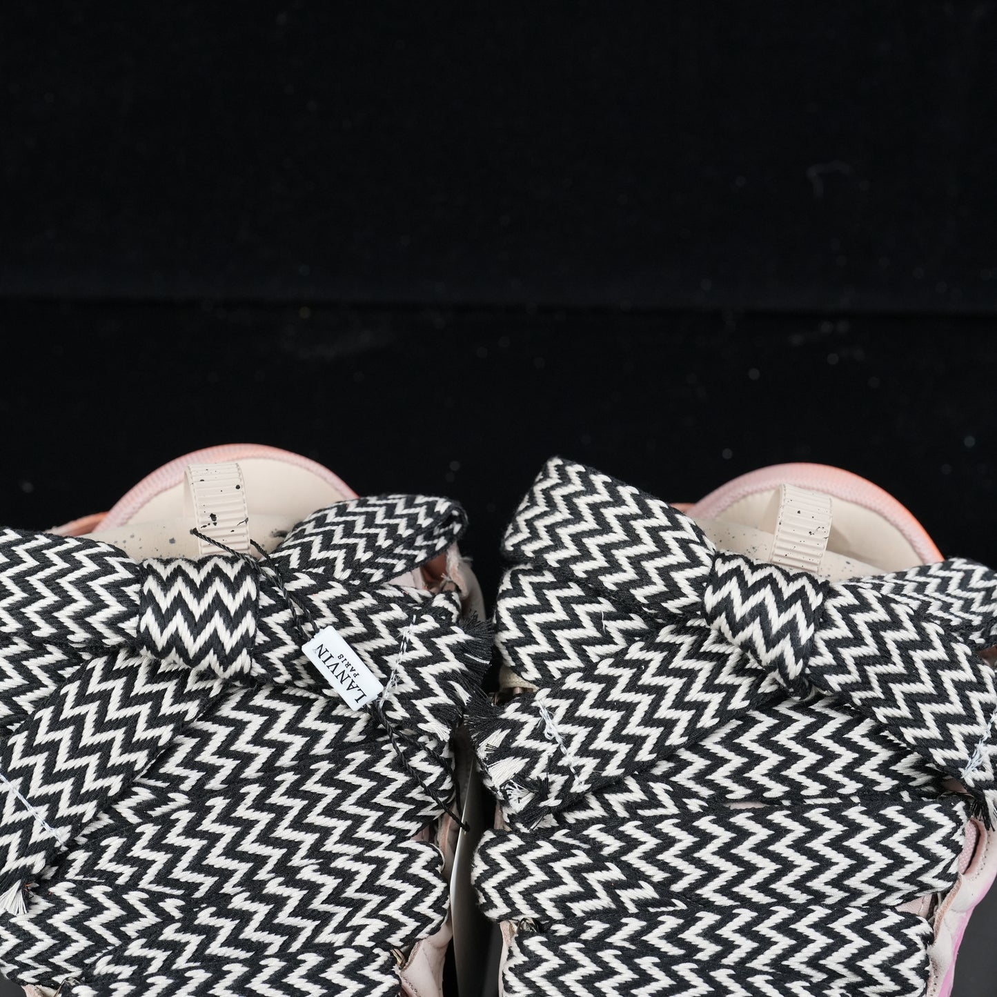 Gallery Dept. x Lanvin Curb Light Sneakers 'Paint Drip - Pale Pink'