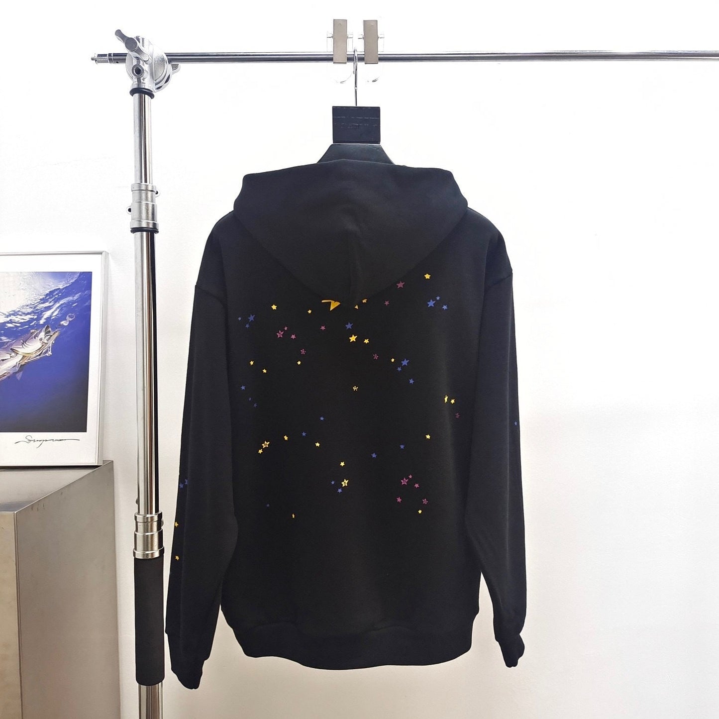 Sp5der P*NK V2 Hoodie Black