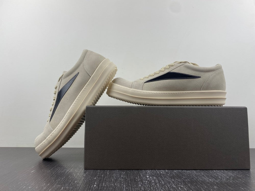 Rick Owens Luxor Vintage Low 'Milk Black'