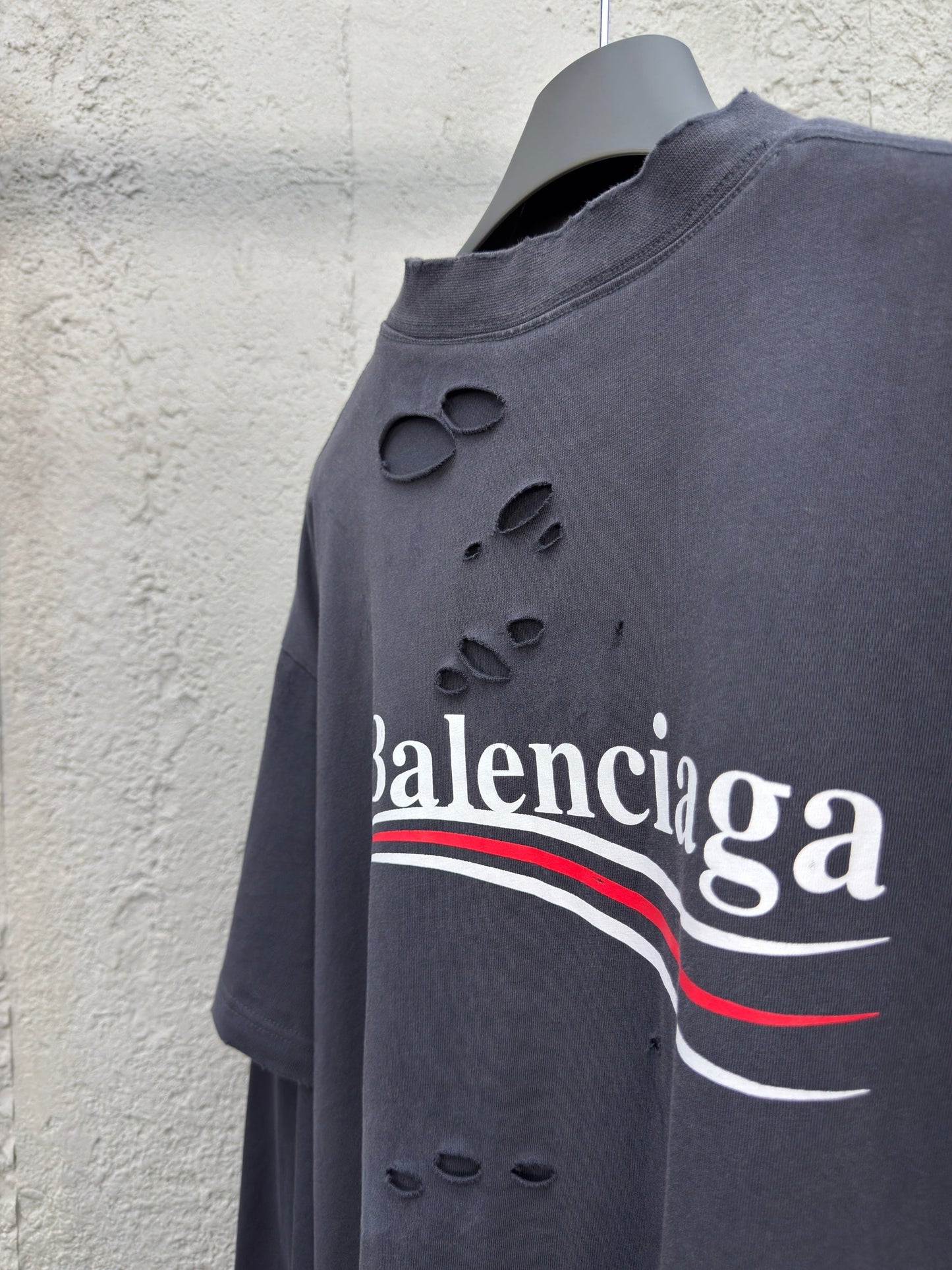 Balenciaga Political Campaign Long-Sleeve Layered T-Shirt 'Black