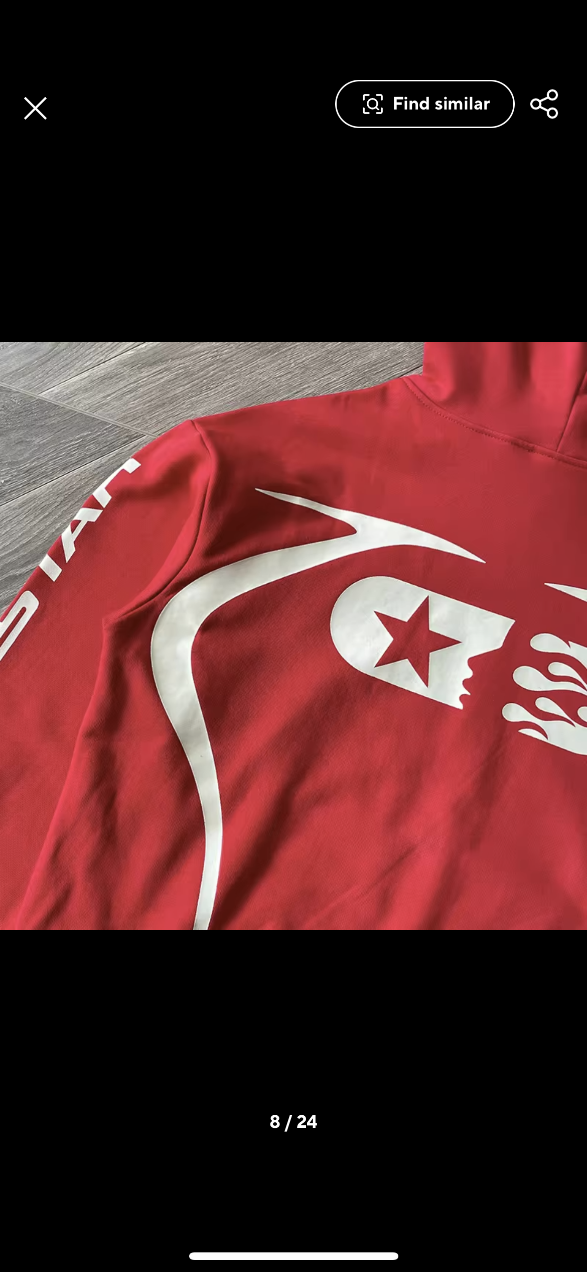 Red hellstar sports hoodie/ sweatpants