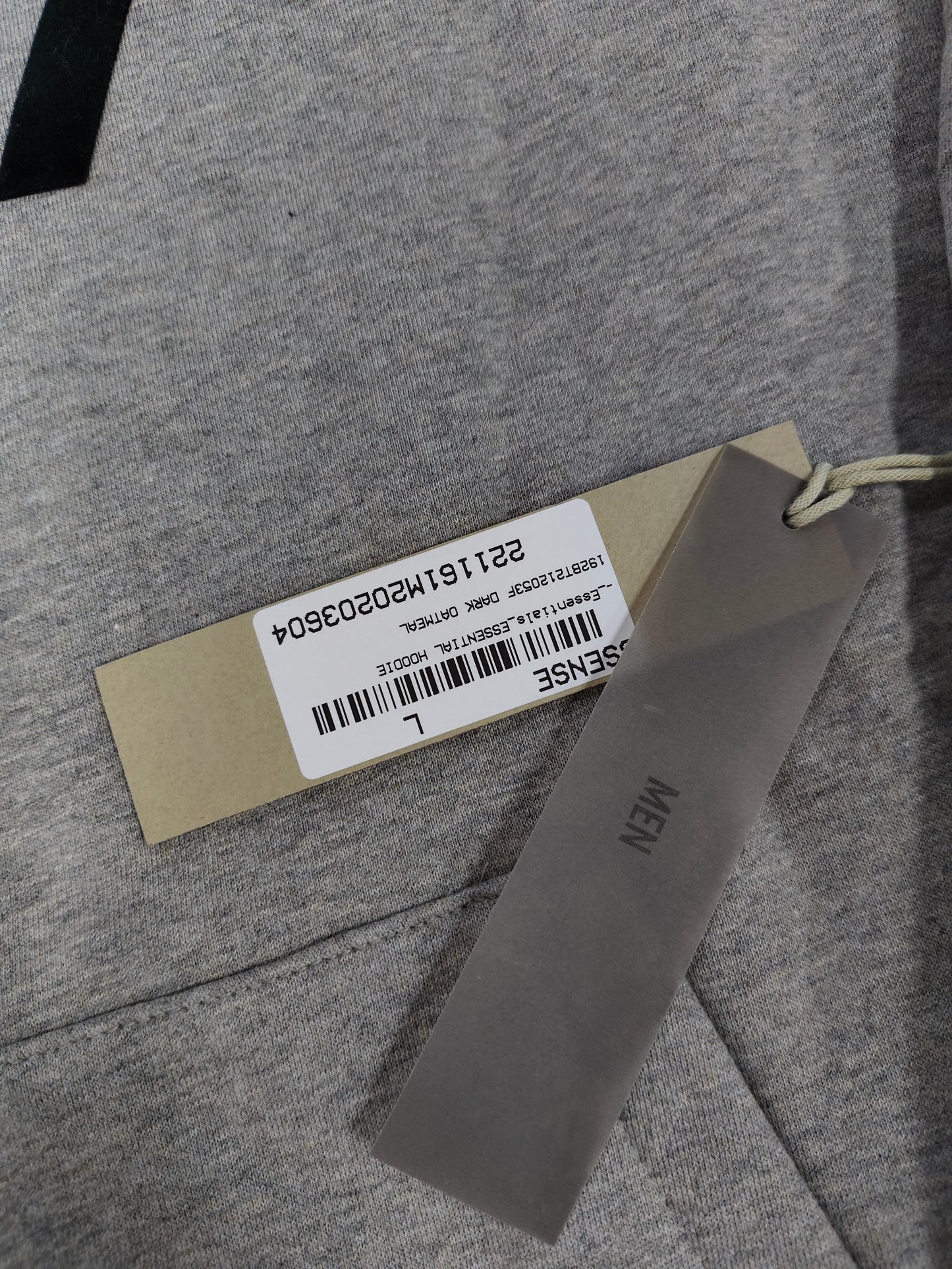 Fear of God Essentials Hoodie 'Dark Oatmeal'