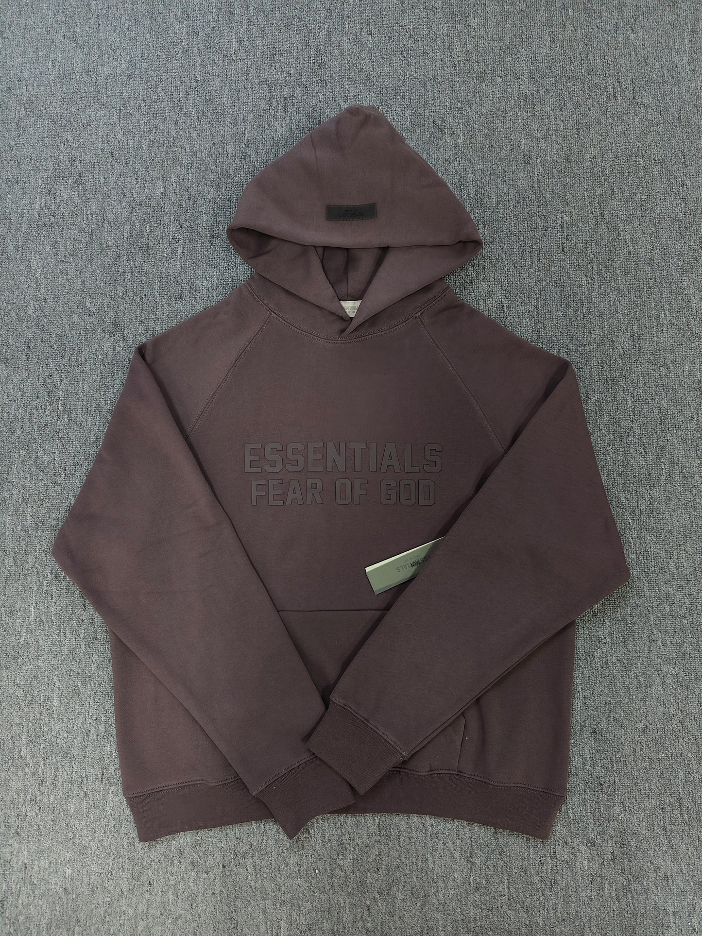 Fear of God Essentials Hoodie ‘Plum'