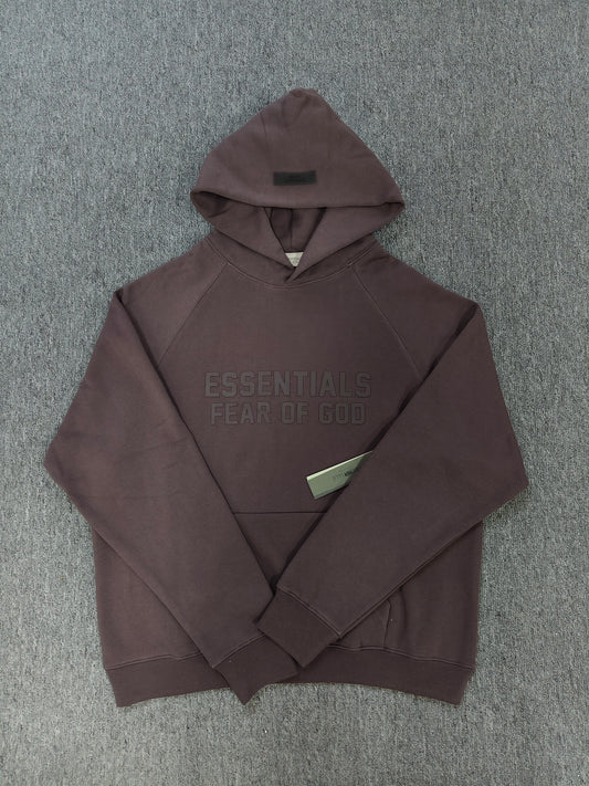 Fear of God Essentials Hoodie ‘Plum'