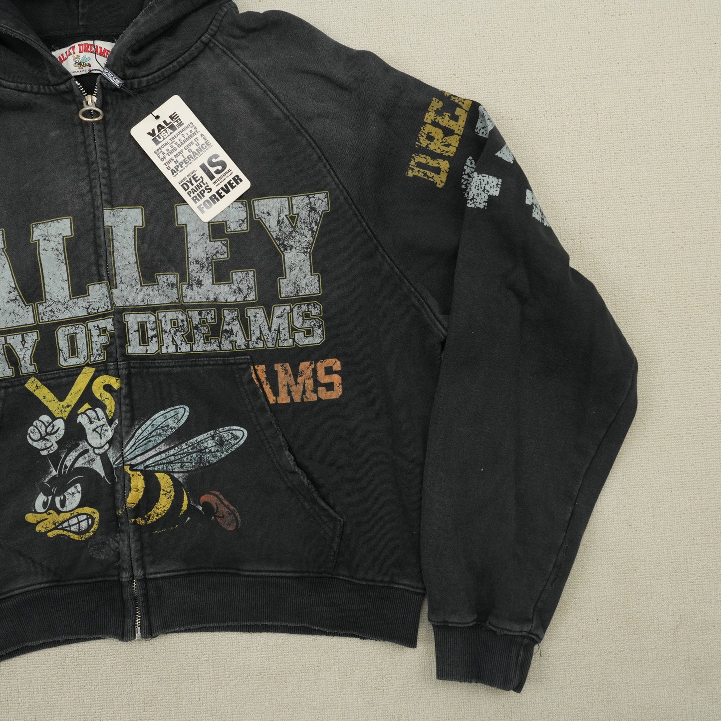 Vale Forever Army Zip Up ‘Black'