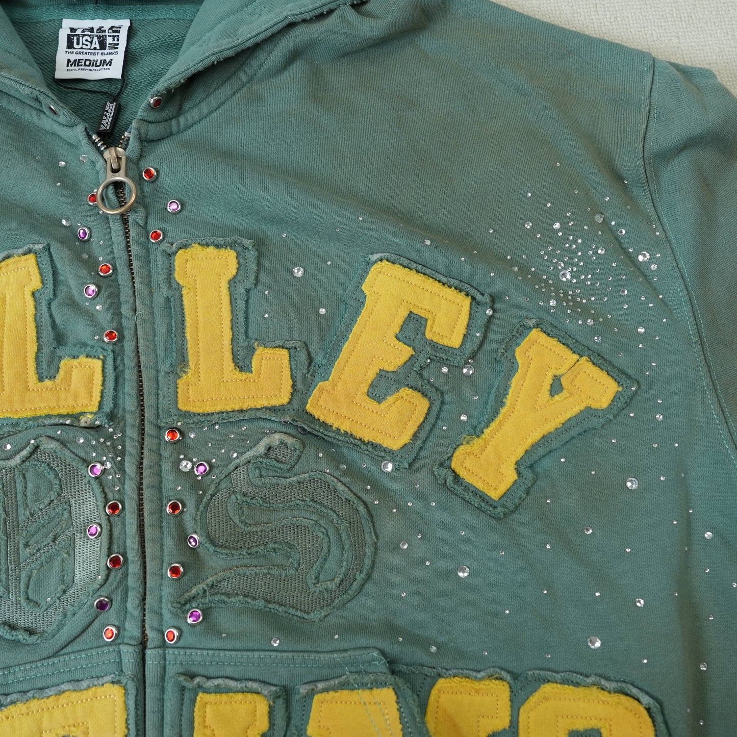 Vale Forever Bank Zip Up 'Dark Mint'