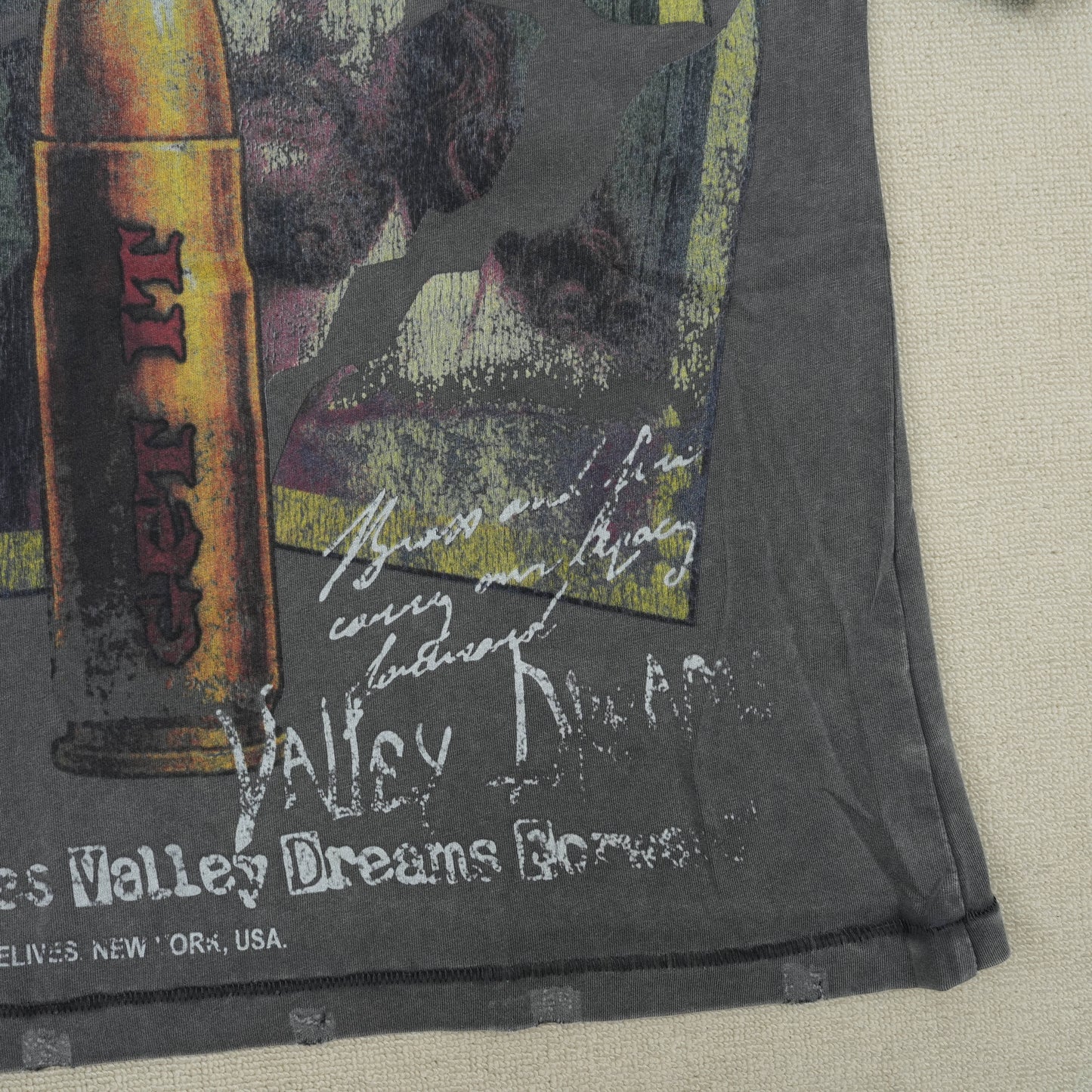 Vale Forever Faith Thrashed Tee 'Grey'