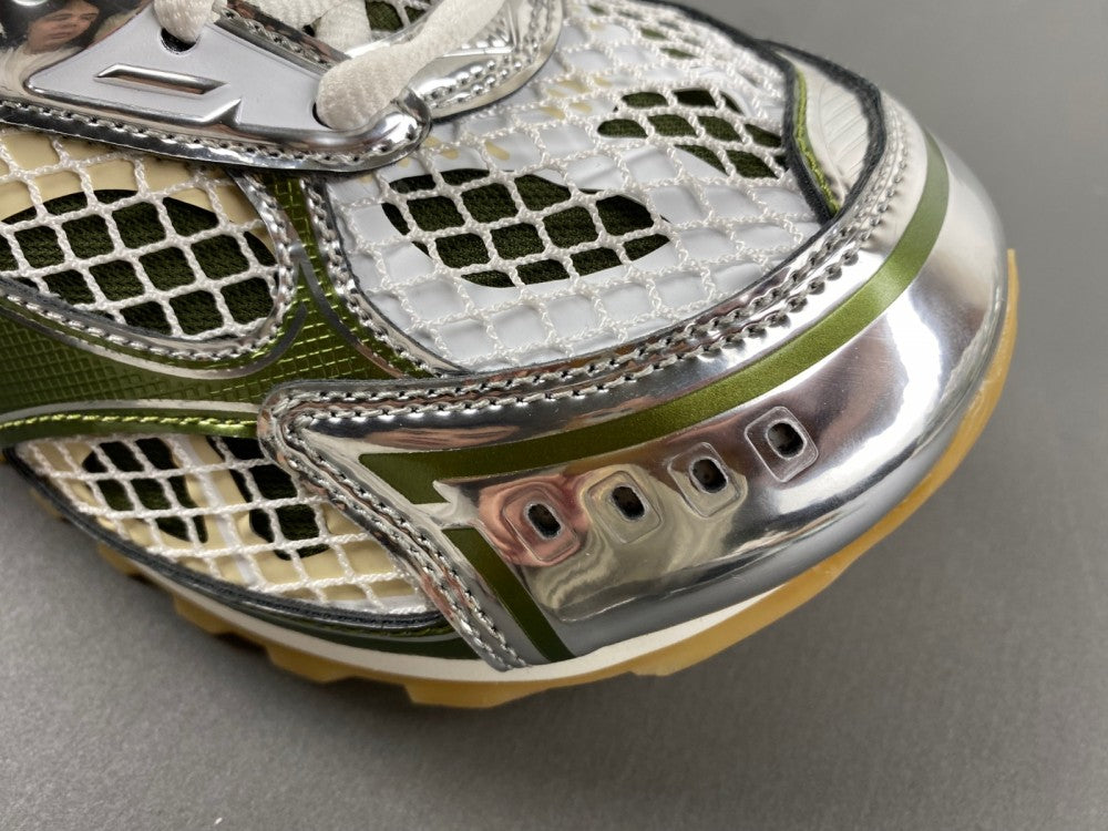 Bottega venta orbit silver and olive green