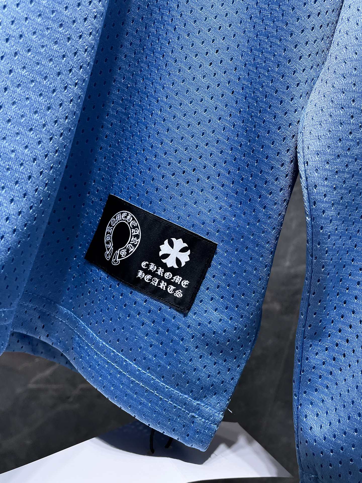 Green chrome hearts longsleave jersey light blue
