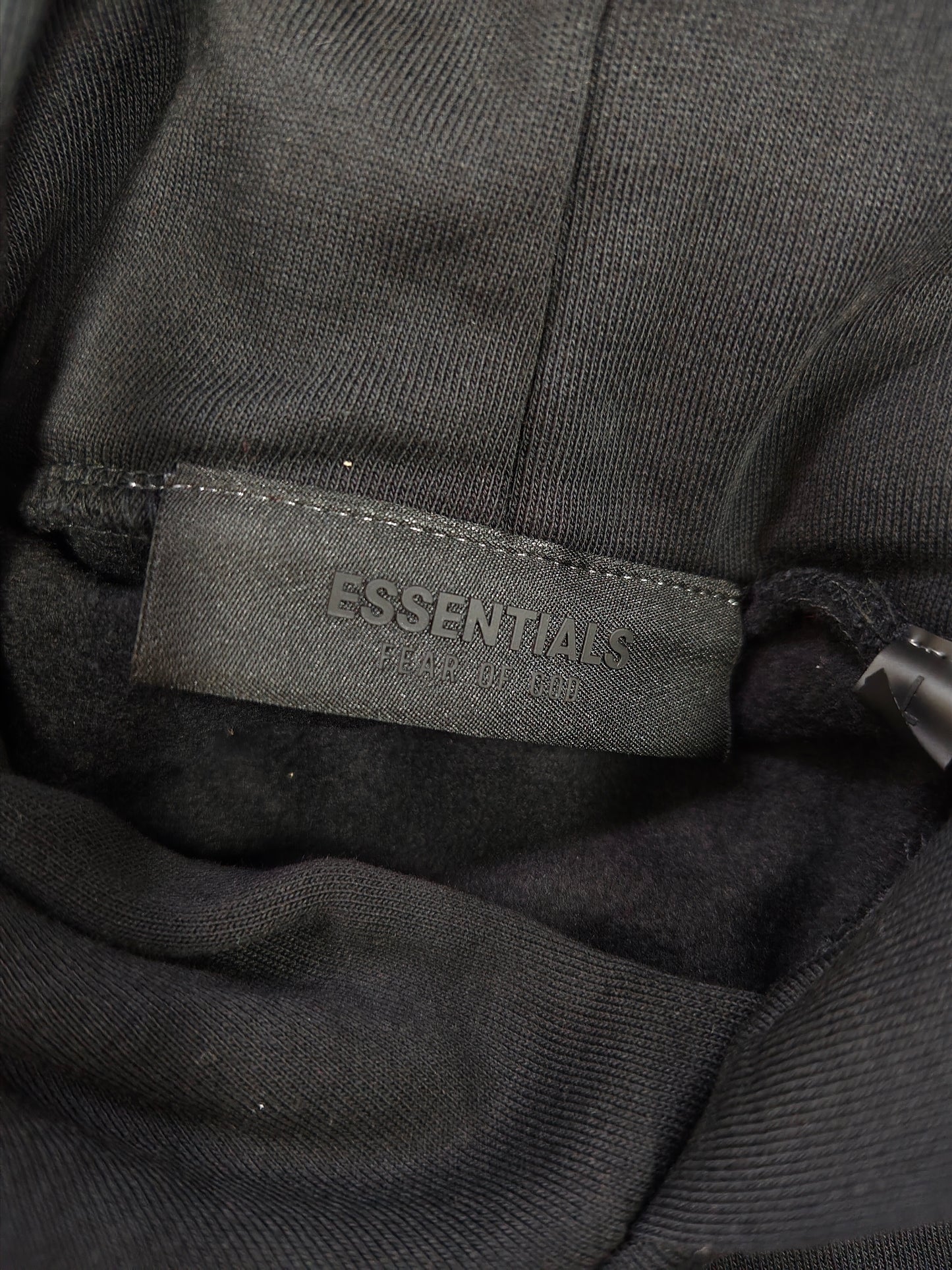 Fear of God Essentials Hoodie 'black