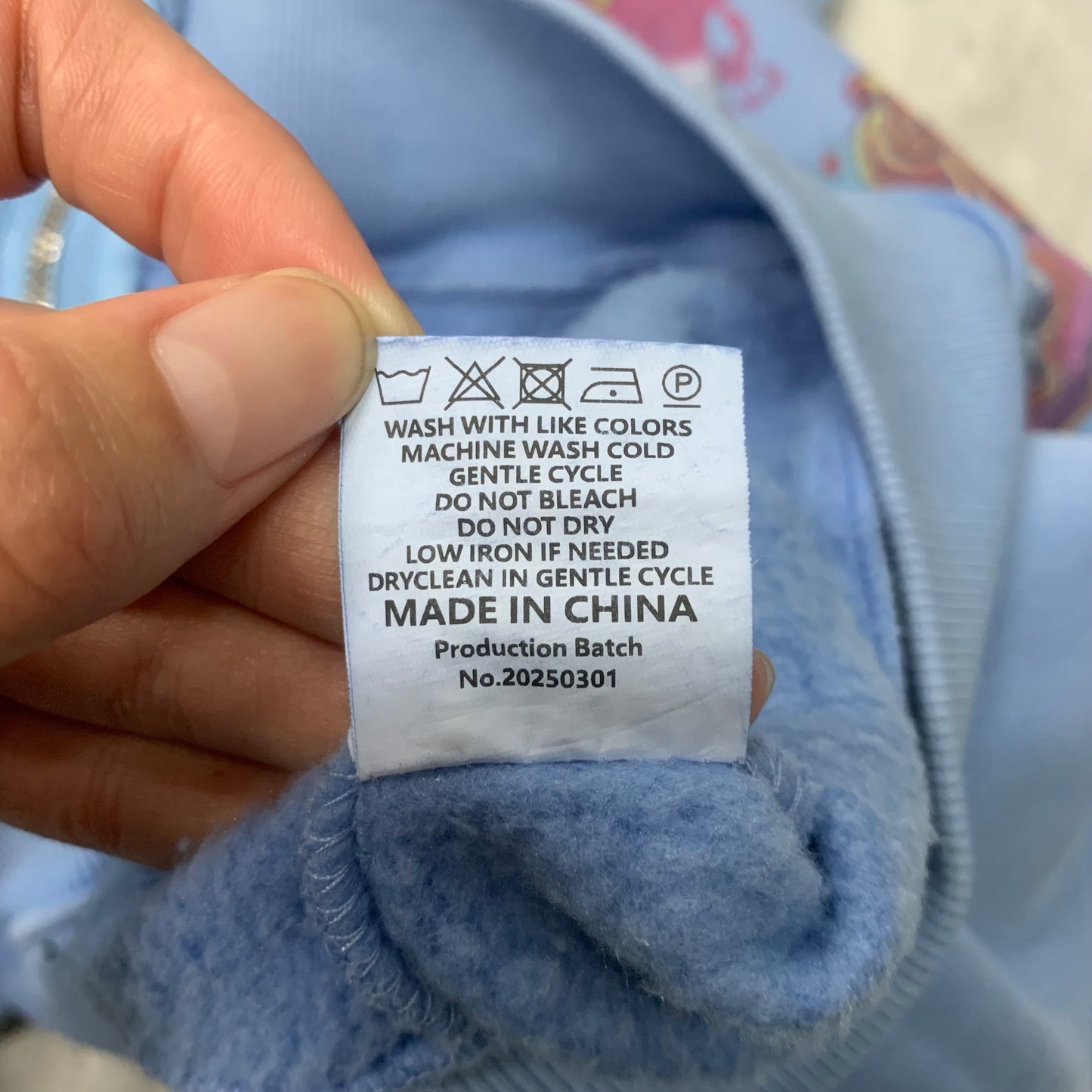 Righteous Risen King Zip Up Hoodie light blue