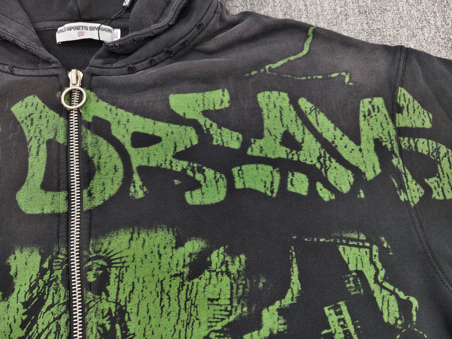 Vale Forever Nightmare Zip Up Hoodie 'Black/Green'
