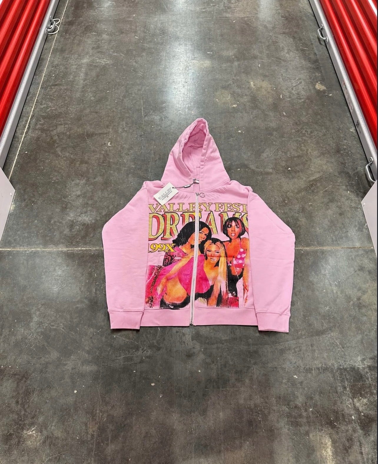 Vale Forever Dreams Zip Up Hoodie 'Pink'