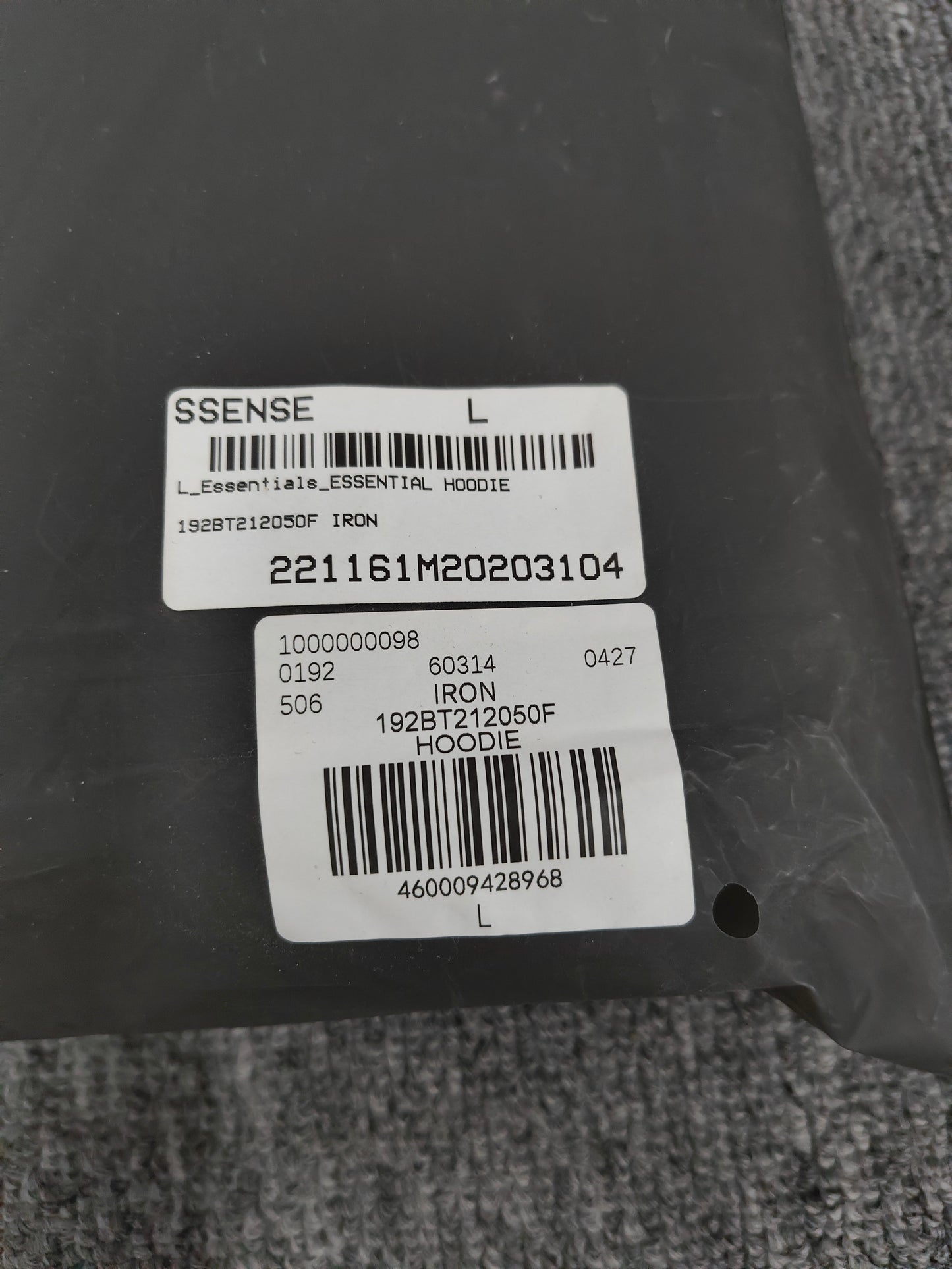 Fear of God Essentials Essentials 1977 Hoodie 'Iron